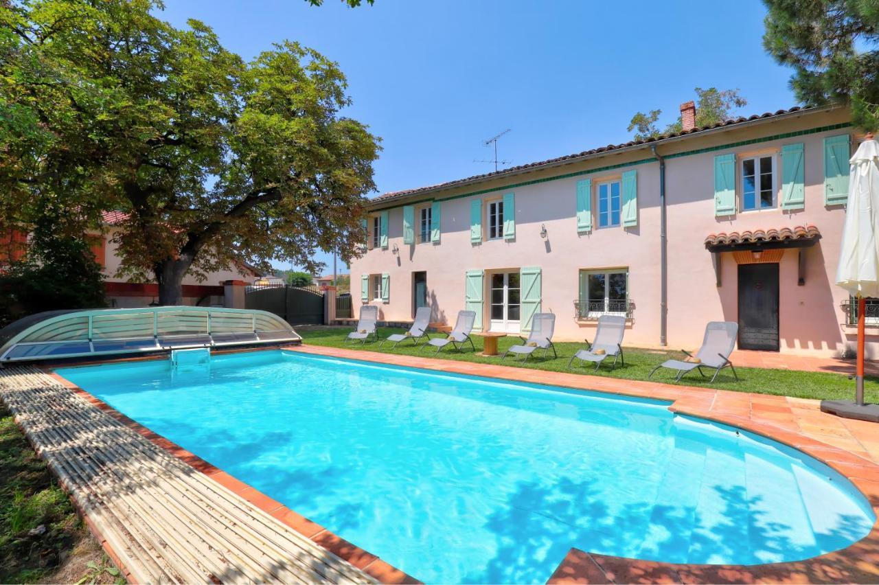 Gite La Grappe Occitane - 14 Personnes - Piscine Privee Ambres Ngoại thất bức ảnh